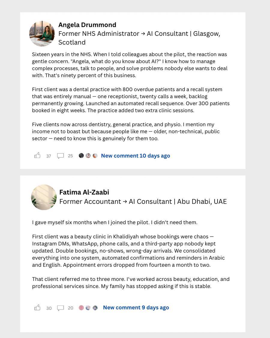 Paid With AI pilot community testimonials